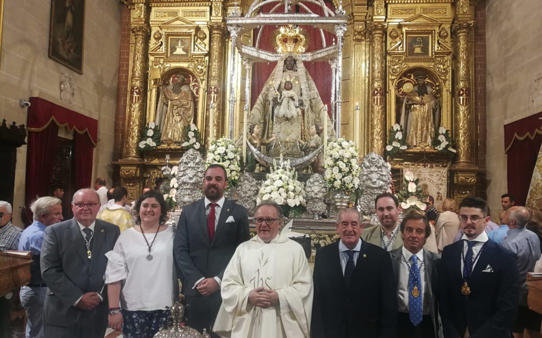 Asistencia al 1º día de la Novena de Nuestra Señora de la Merced Coronada 2019