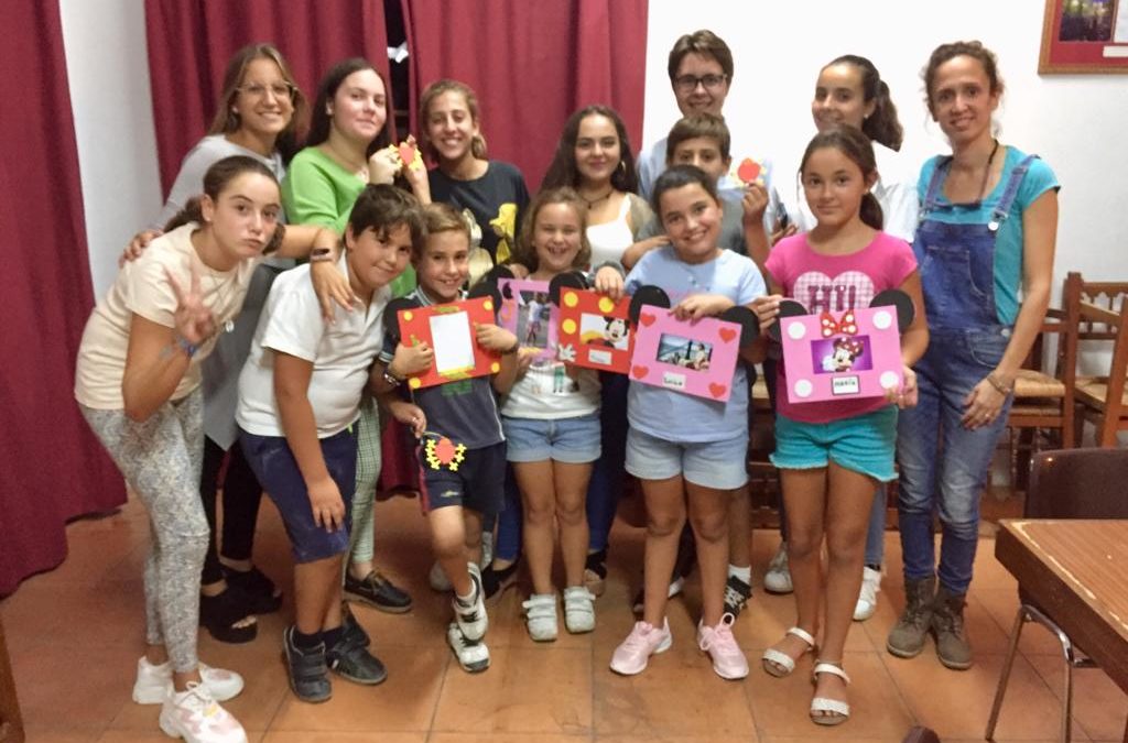 Fotografías de las actividades del Grupo joven e infantil