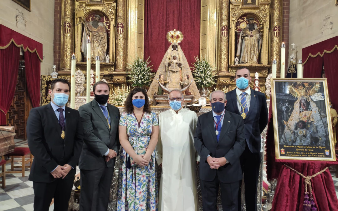 Asistencia al 1º día de la Novena de Nuestra Señora de la Merced Coronada 2020