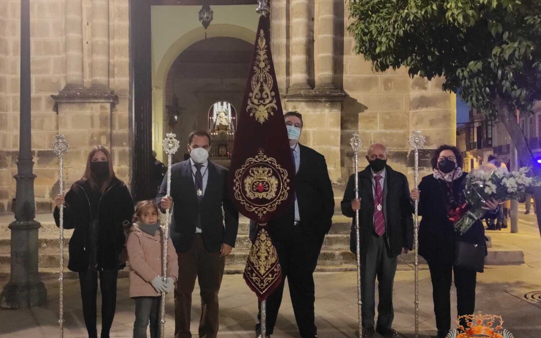 Fotografías del Rosario Vespertino de María Santísima de la Amargura a su paso por nuestra Capilla